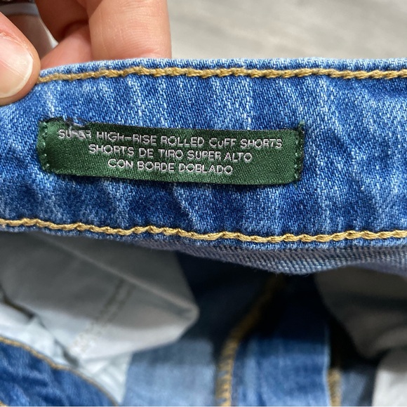 714 wild fable Denim Blue Women's Shorts - Picture 3 of 10